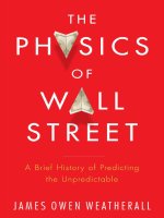 the physics of wall street - james owen weatherall