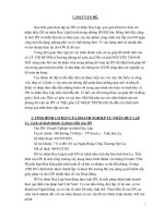 Báo cáo thực trạng công tác kế toán tại doanh nghiệp tư nhân huy lập