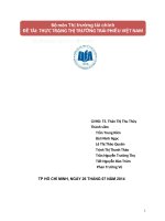Tiểu luận thị trường tài chính Thực trạng thị trường trái phiểu Việt Nam