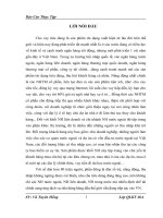 tình hình hoạt động kinh doanh và một số hạn chế của nhct chi nhánh hoàng mai