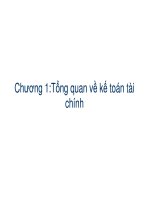 tổng quan về kế toán tài chính