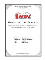 hoàn thiện hệ thống kênh phân phối tại công ty cổ phần ô tô tuấn nam trang