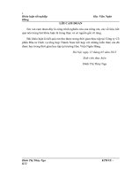 hoàn thiện kế toán chi phí sản xuất và tính giá thành sản phẩm xây lắp tại công ty cổ phần đầu tư dịch vụ tổng hợp thành nam