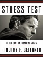 stress test  reflections on financial crises