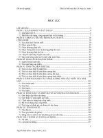 Đồ án tốt nghiệp: Thiết kế nhà máy bia 30 triệu lítnăm