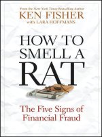 fisher - how to smell a rat; the five signs of financial fraud (2009)