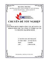 bài 2 giải pháp hoàn thiện công tác kế toán các khoản phải thu tại  công ty tnhh vận tải và thương mại bình minh