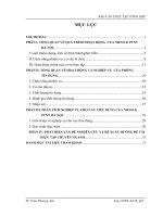 báo cáo tổng hợp về tình hình hoạt động và nghiệp vụ tín dụng của ngân hàng nông nghiệp và phát triển nông thôn hà nội