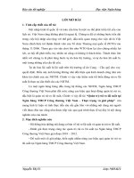 quản trị rủi ro lãi suất tại ngân hàng tmcp công thương việt nam – thực trạng và giải pháp