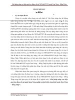 Đề tài: Giải pháp nâng cao hiệu quả huy động vốn tại ngân hàng Nông nghiệp và phát triển nông thôn huyện Tam Nông  Đồng Tháp