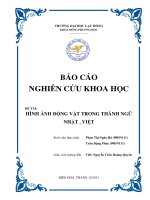 hình ảnh động vật trong thành ngữ nhật - việt