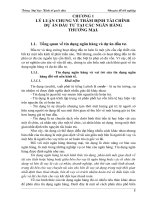 THẨM ĐỊNH TÀI CHÍNH DỰ ÁN ĐẦU TƯ TẠI CÁC NGÂN HÀNGTHƯƠNG MẠI