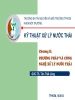 Phương pháp và công nghệ xử lý nước thải