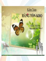 Bài thuyết trình Kiểm toán hàng tồn kho