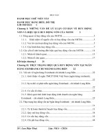 giải pháp nâng cao hiệu quả huy động vốn tại ngân hàng tmcp xnk việt nam (eximbank) - chi nhánh long biên hà nội