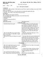 Giáo án Tự chọn Ngữ Văn 7 kì II