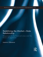 glinavos - redefining the market-state relationship; reponses to the financial crisis and the future of regulation (2014)