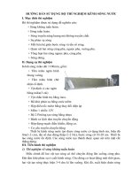 HƯỚNG DẪN SỬ DỤNG BỘ THÍ NGHIỆM KÊNH SÓNG NƯỚC