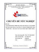 giải pháp hoàn thiện kế toán bán hàng và xác định kết quả bán hàng tại công ty trách nhiệm hữu hạn minh tiến – nhà máy sản xuất phân bón thiên nông