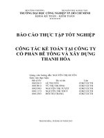 công tác kế toán tại công ty cổ phần bê tông và xây dựng thanh hóa.docx