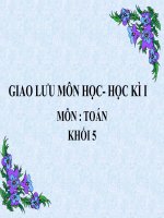 Hái hoa học tập toán 5