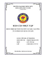 trịnh thị hải yến.hoàn thiện kế toán nguyên vật liệu, tại công ty cổ phần xây dựng tân sơn