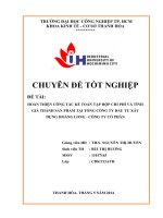 hoàn thiện công tác kế toán tập hợp chi phí và tính giá thành sản phẩm tại tổng công ty cổ phần, công ty xây dựng hoàng long