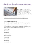 Bí quyết làm phần NGHE bài thi TOEIC