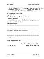 phân tích tình hình tài chính và đề xuất biện pháp cải thiện tình hình tài chính của công ty cổ phần đại nam