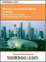 Process and Activity-Based Costing Managerial and Cost Accounting
