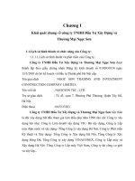 thực trạng kế toán chi phí sản xuất và tính giá thành sản phẩm tại công ty tnhh đầu tư xây dựng và thương mại ngọc sơn