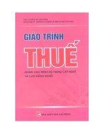 Giáo trình thuế đại cương