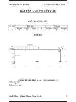 bài tập lớn cơ kết cấu 1