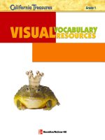 visual vocabulary resources grade 1