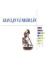 SLIDE Kiểm Toán Căn Bản Gian Lận nhầm lẫn