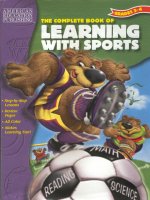 the complete book of learning with sports grade 3-4