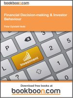 financial decision-making and investor behaviour