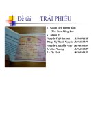 Đề tài tìm hiểu về trái phiếu