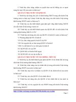 Full câu hỏi và trả lời môn kiến thức chung về quản lý nhà nước ôn thi công chức