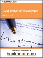 bond market an introduction