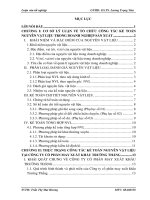 thực trạng công tác kế toán nguyên vật liệu tại công ty cổ phần may xuất khẩu trường thắng