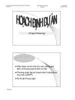 bài giảng thẩm định đầu tư phát triển_ hoạch định dự án