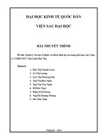 Quản lý tài sản cố định và thẩm định dự án trung dài hạn của Công ty TNHH MTV Mai Linh Phú Thọ