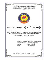 kế toán chi phí và tính giá thành sản phẩm tại công ty tnhh kiến trúc nội thất ý tưởng việt vpktat.tdea