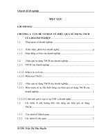 giải pháp nâng cao hiệu quả sử dụng tài sản cố định tại công ty tnhh nguyễn phước hoàng