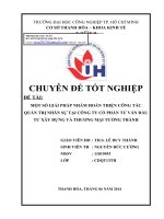   một số giải pháp nhằm hoàn thiện công tác quản trị nhân sự tại công ty cổ phần tư vấn đầu tư xây dựng và thương mại tường thành