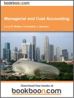 Managerial and Cost Accounting