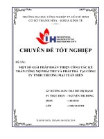 nguyễn thị hồng. hoàn thiện công tác kế toán công nợ phải thu và phải trả  tại công ty thương mại tuấn hiền