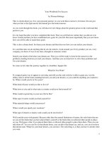 your workbook for successby thomas robarge