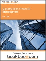 construction financial management
